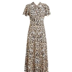 TEMPERLEY LONDON - Wild cat midi dress - Size 4 - GUC